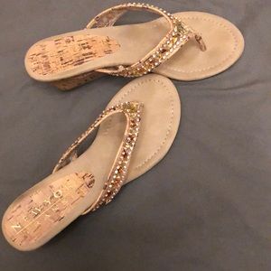 New York Transit Rhinestone Wedges 50% Off!